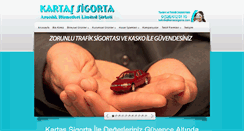 Desktop Screenshot of kartassigorta.com