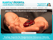 Tablet Screenshot of kartassigorta.com